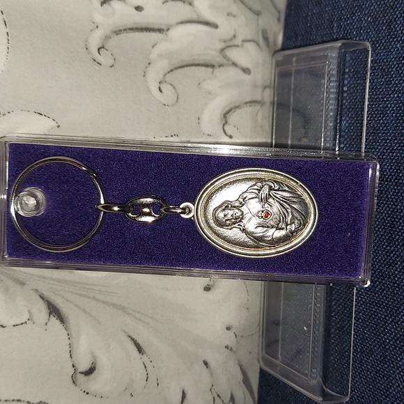 Sacred Heart Jesus Key Chain MADE IN ITALY - Picture 4 of 4